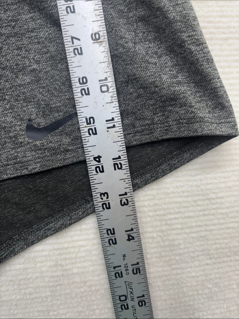 Nike | small Women’s Heather Charcoal Athletic Drawstring Shorts